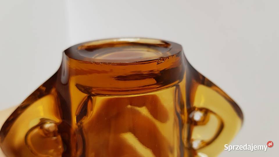 Wazon wazonik NYGUS 2 Ząbkowice kolorowe szkło Porcelana i szkło