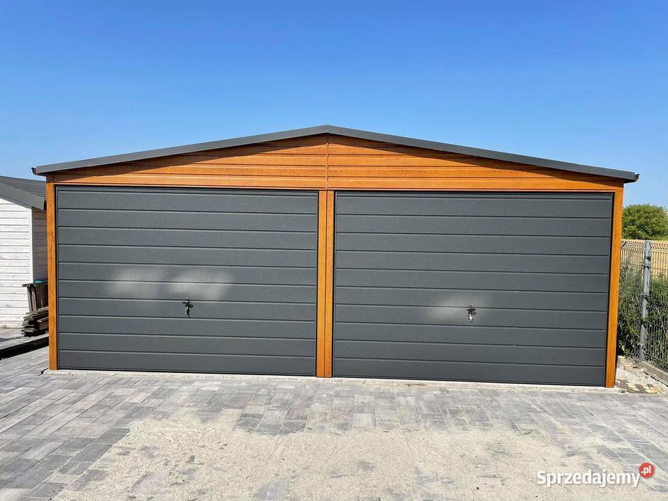 Garaż blaszany wiata Wzmocniony profilami Opole