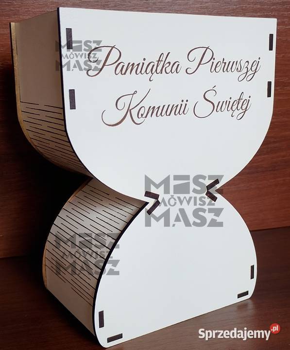 Drewniana Pamiątka Pierwszej Komunii Świętej