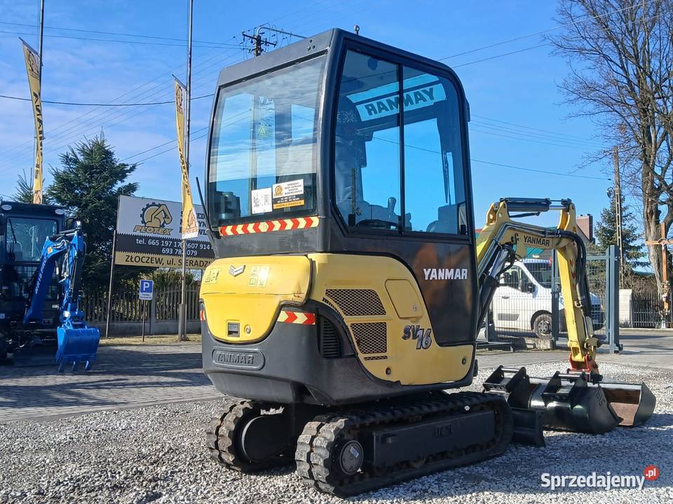 Mini koparka YANMAR SV16 z 2018r 3 łyżki nowa Złoczew