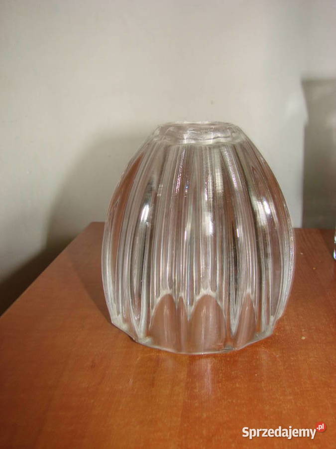 stary szklany klosz do kinkietu Pruszcz Gdański