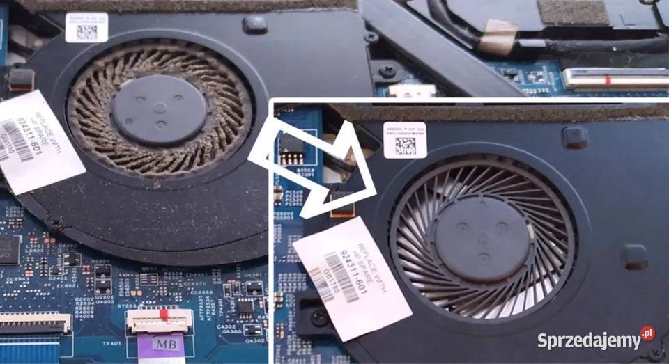 Czyszczenie laptopa i PC wymiana pasty Poznań