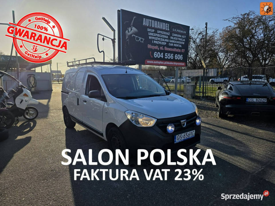 Dacia Dokker 15 DCI 90 Klimatyzacja AUX USB Rok produkcji 2016 Dacia Słupsk