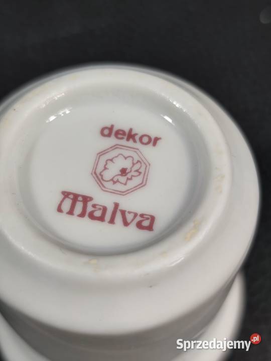 Porcelanowe Jajko Do Herbaty Zaparzacz MALVA PRL Poddębice