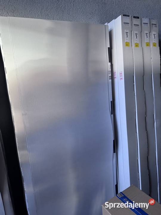 Drzwi zewnętrze metalowe ocieplane 90 pełne Staszów sprzedam