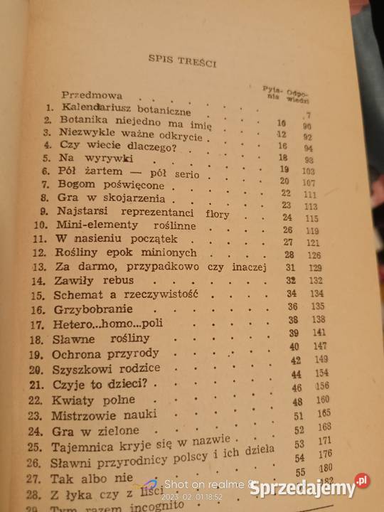 500 zagadek botanicznych książki prezenty Warszawa