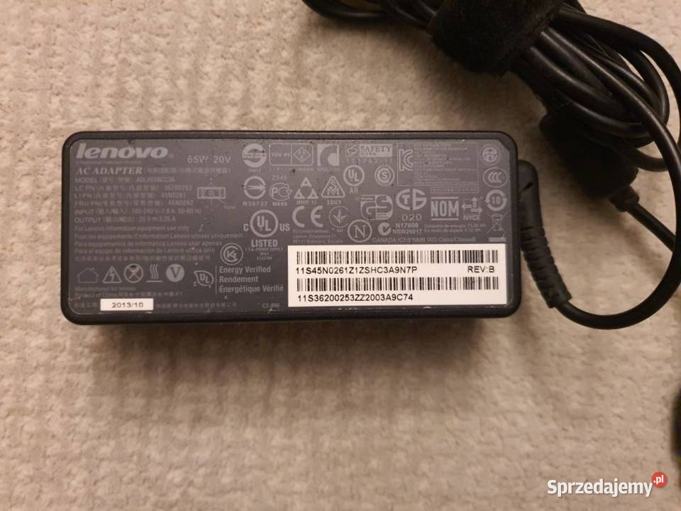 Zasilacz Lenovo Pabianice