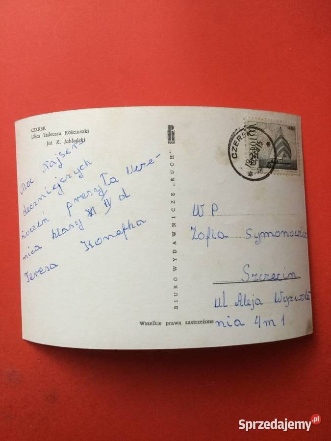 2462 Widokówka Czersk sprzedam