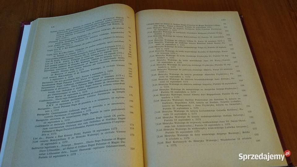 Diariusz poselstwa polskiego do Francji Henryka pomorskie Gdańsk sprzedam