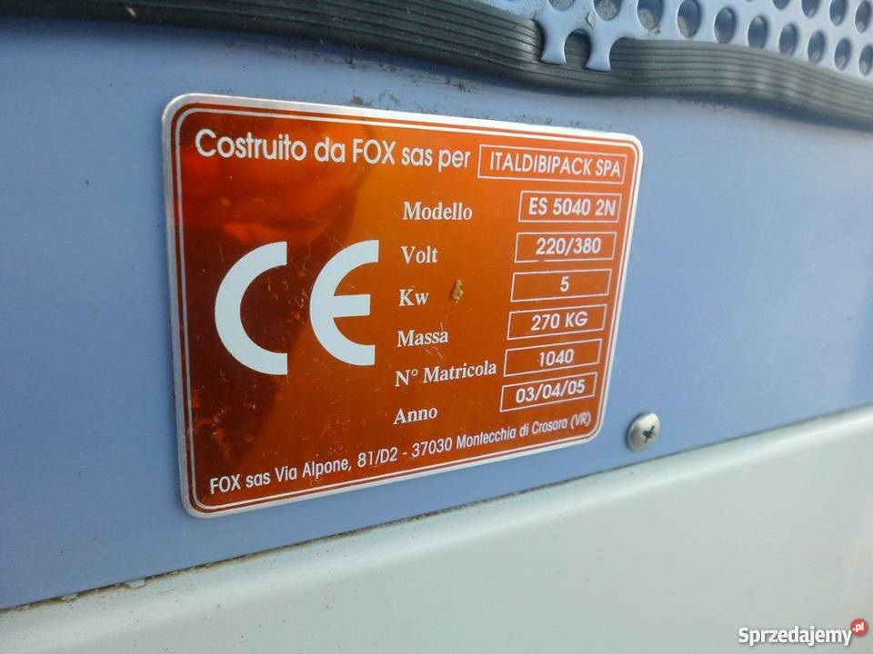 Maszyna do pakowania w folię termokurczliwą Wrocław