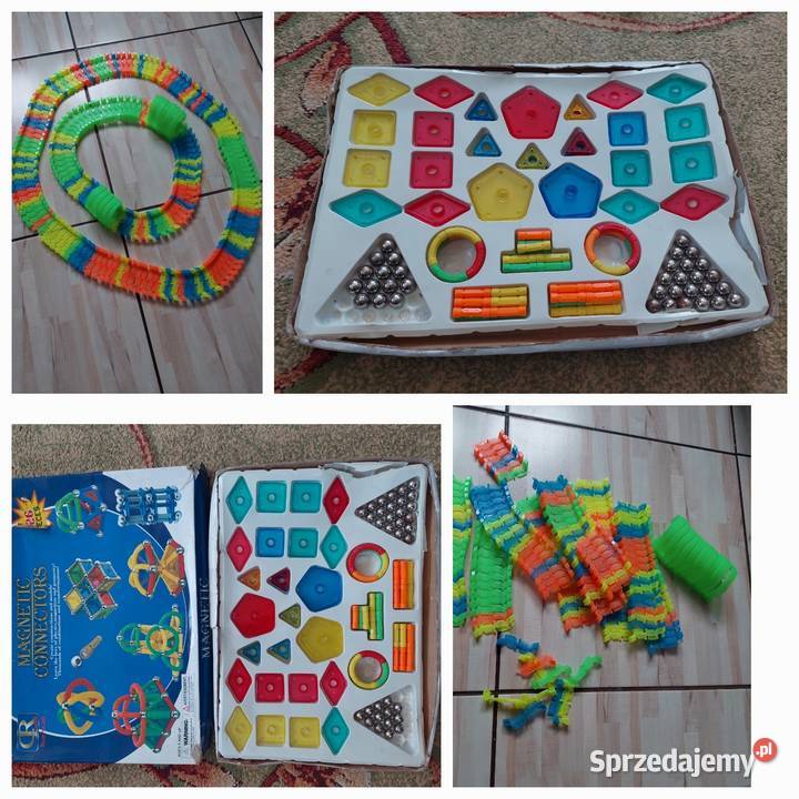 Klocki magnetyczne i tory 3 lata+ lubelskie Lublin sprzedam