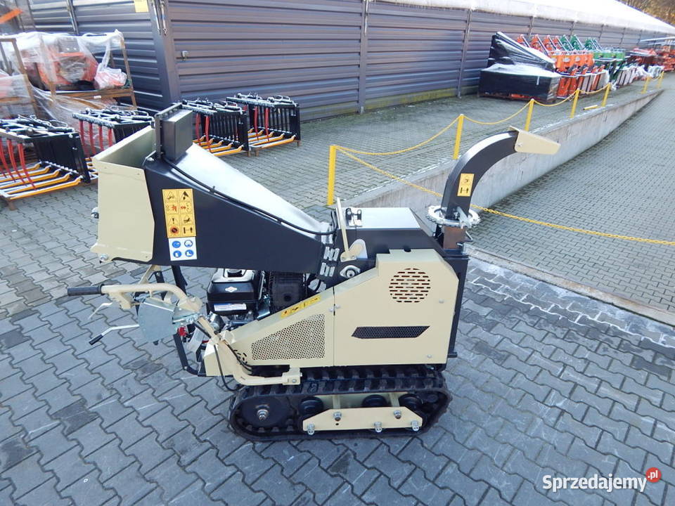 Rębak drewna na gąsienicach SZ130 GEOGRAS RATY podkarpackie Żurawica