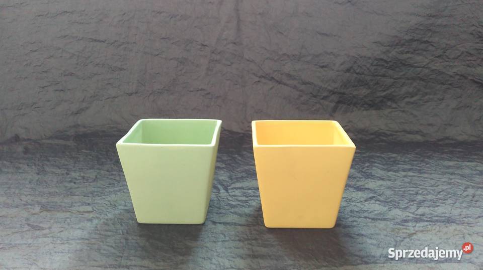 Osłonki doniczki Pojemniki kwadratowe Wiosna