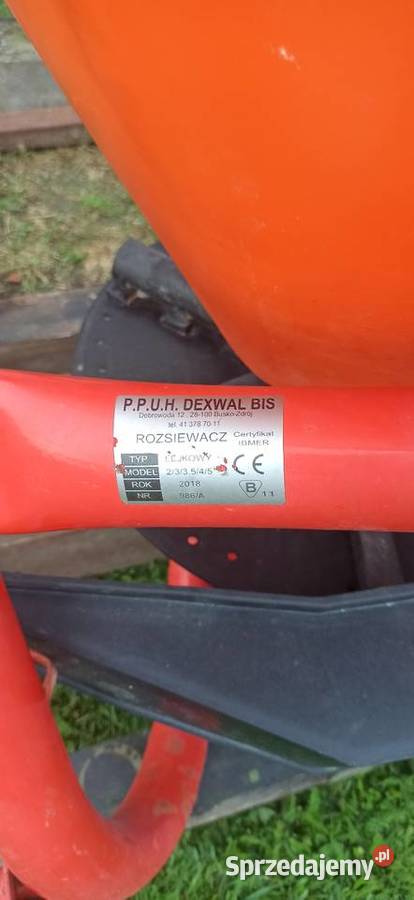 Rozsiewacz do nawozów lejek