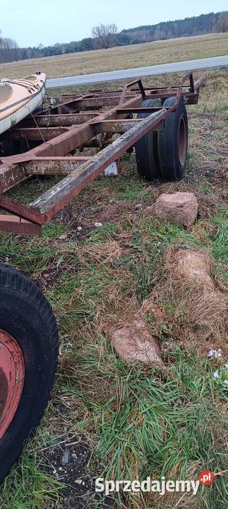 Przyczepa do bali bel balotów siana słomy Pajęczno