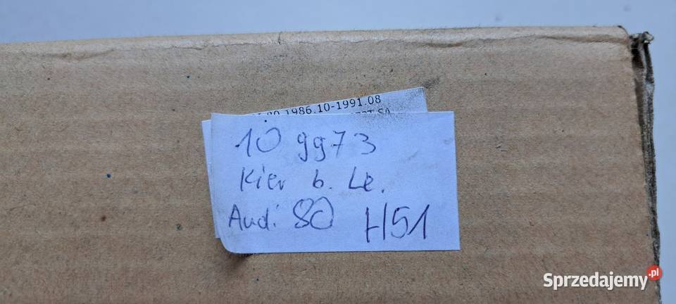 Kierunkowskaz lewy biały Audi 80 B3 nowy Luzino