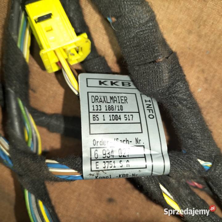 Wiązka przewodów drzwi przednich BMW E65 E66 Poręba