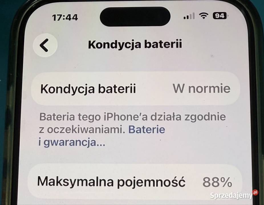 Iphon 15 PRO Igła Tytan Błękitny Skubianka