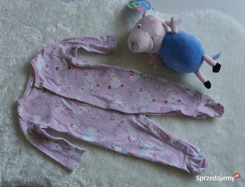 FF śliczna piżamka 62 biały sprzedam