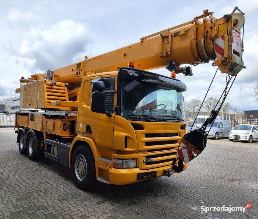 Dzwig samochodowy Liebherr Scania mazowieckie