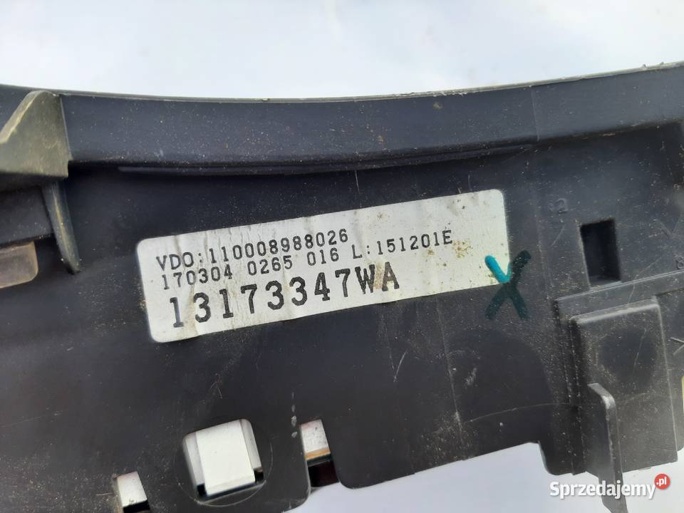 Opel Corsa C Combo Licznik Zegar Europa 13173347 łódzkie Ksawerów