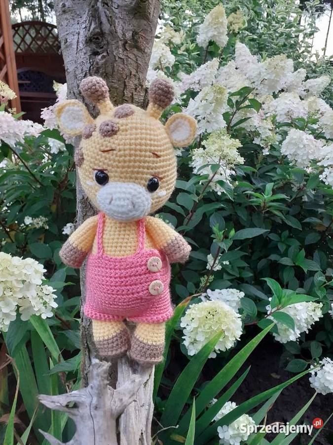 Żyrafa na szydełku 4 sprzedam