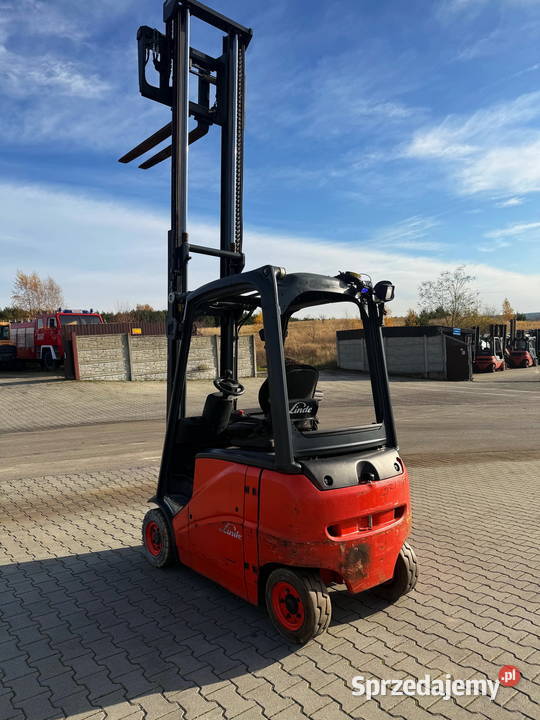 wózek widłowy elektryczny LINDE E16PH przesuw elektryczny Działoszyn