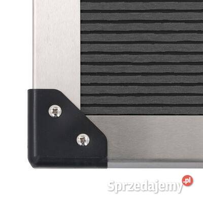 vidaXL Podest do prysznica ogrodowego WPC i stal