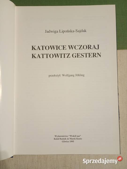 LipońskaSajdak Katowice wczoraj Kattowitz
