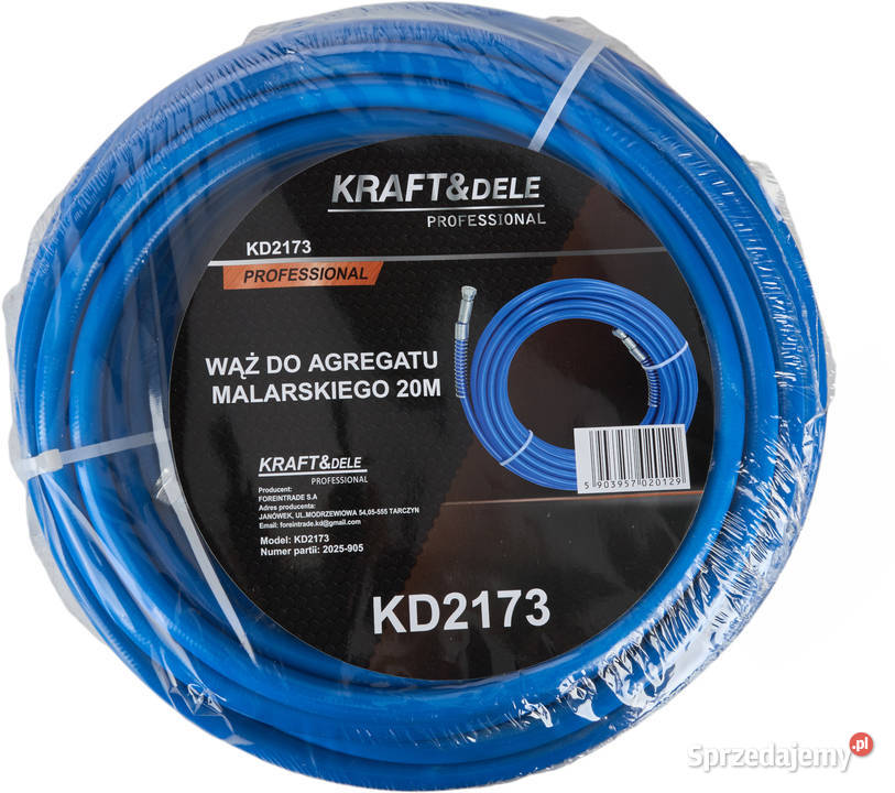 WĄŻ DO AGREGATU MALARSKIEGO 20M KD2173