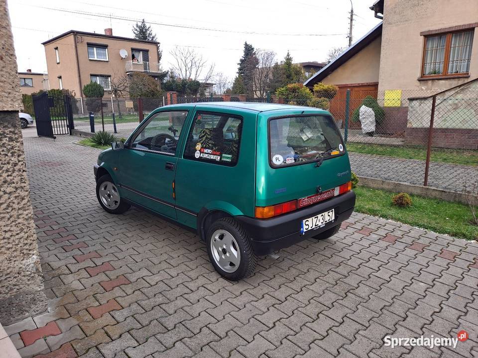 FIAT CINQUECENTO 2 WŁAŚCICIEL 900 1994 ZNIKOMY nieuszkodzony śląskie