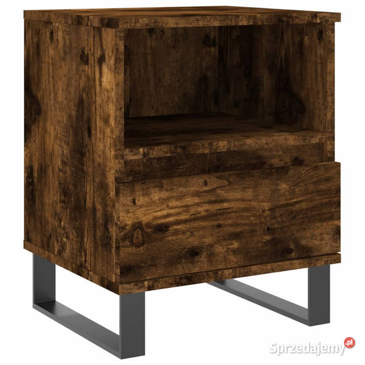 Szafka nocna przydymiony dąb 40x35x50 WM830646 Nocne Nocne Warszawa