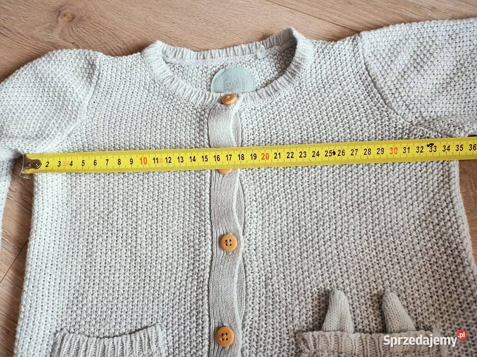Sweter dziewczęcy turkusowy rozpinany z Płock sprzedam