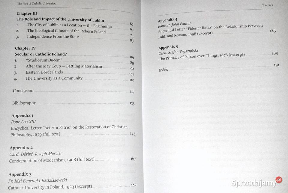 The Idea of Catholic University Mieczysław Ryba twarda