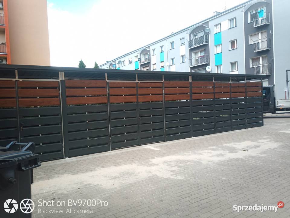 WIATY ŚMIETNIKOWE PANELOWE Zabudowa Koszy mazowieckie Tarczyn