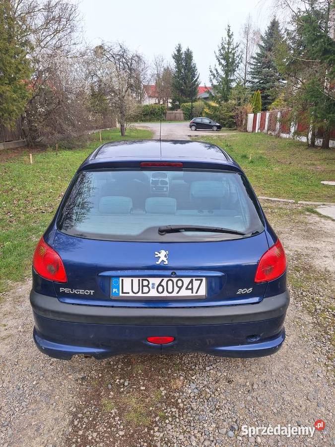 Peugeot 206 14 Benzyna 75 lubelskie Chełm