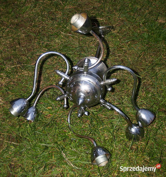 Sprzedam mosiężny chromowany żyrandol Pogórska Wola sprzedam