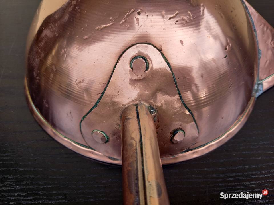 duża miedziana chochla poj 1 litr