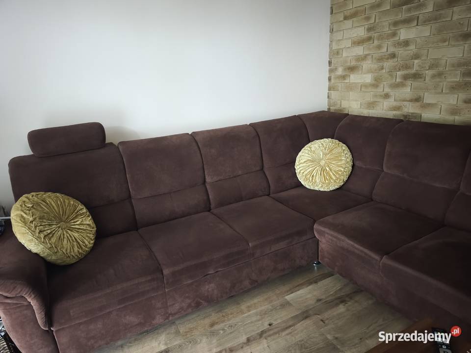 Narożnik do salonu z funkcją spania śląskie Jastrzębie-Zdrój