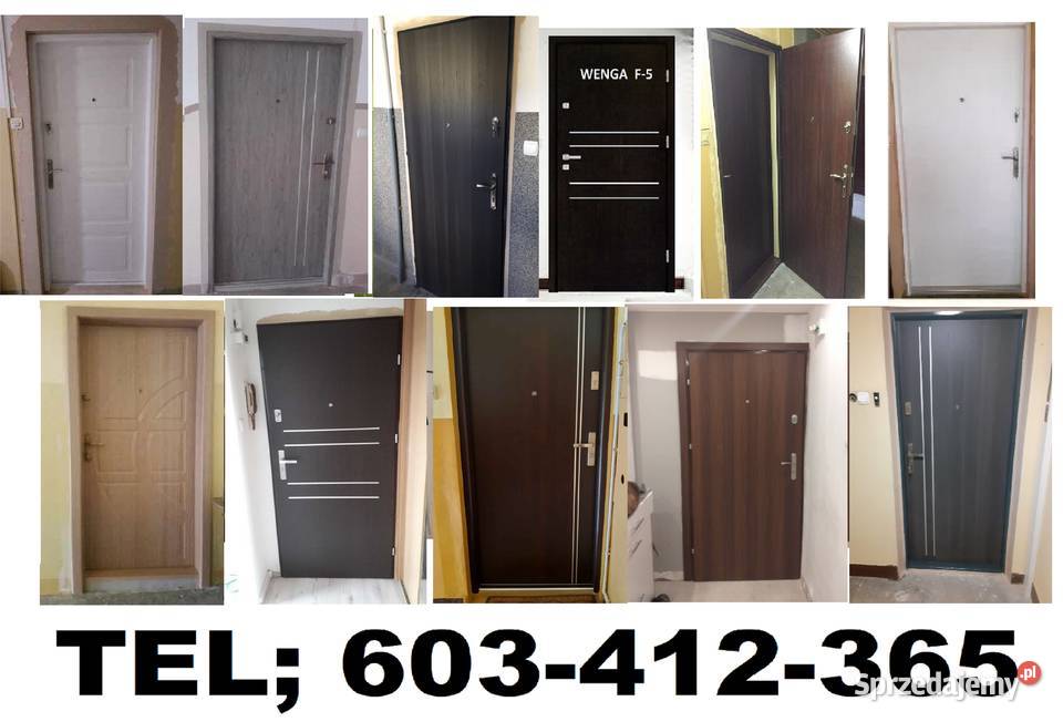 Drzwi zewnętrzne antywłamaniowe drewniane i Nowe Miasto nad Pilicą