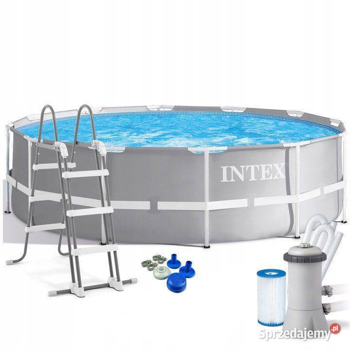 Basen stelażowy ogrodowy 366x99 zestaw pompa Baseny i oczka wodne podlaskie