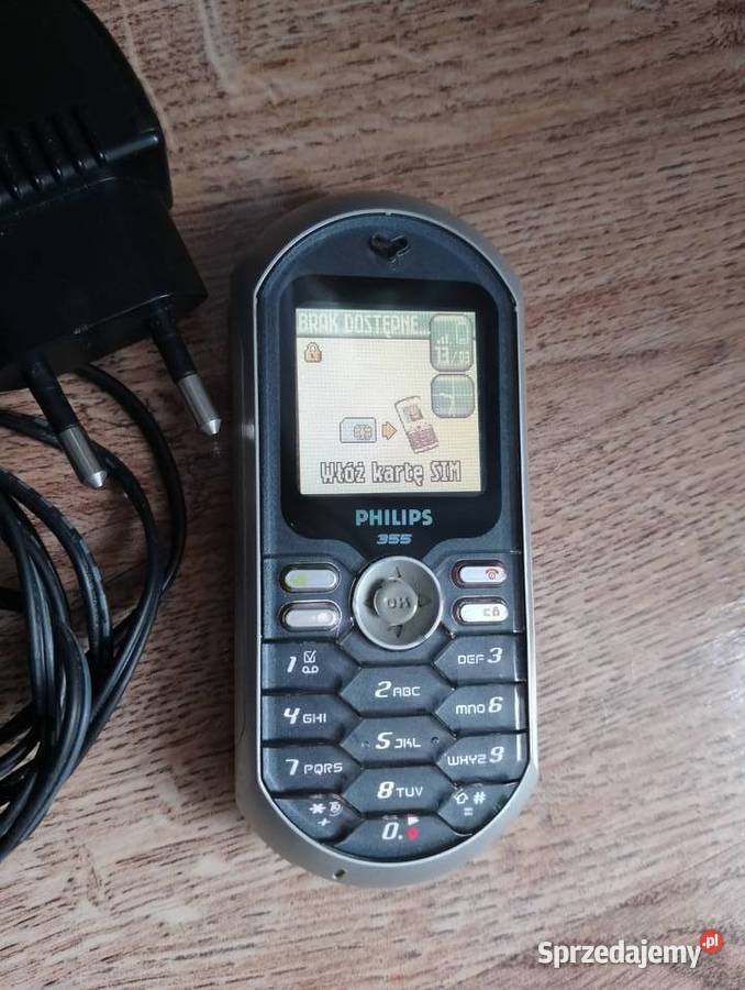 Telefon Philips 355 z ładowarką Przemków sprzedam