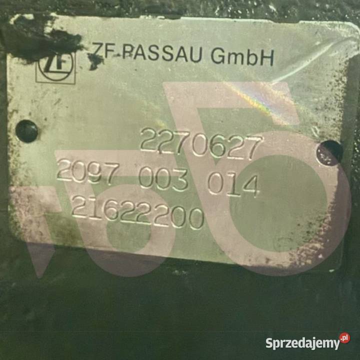 Skrzynia bezstopniowa ZF 2097003014 11365980 wielkopolskie Wilkowo