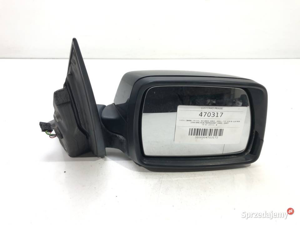 LUSTERKO PRAWE BMW E83 Kombi 0311 ZEWNĘTRZNE podkarpackie