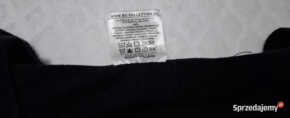 Koszulka krótki rękaw Tshirt czarna Amazon BC Czeladź