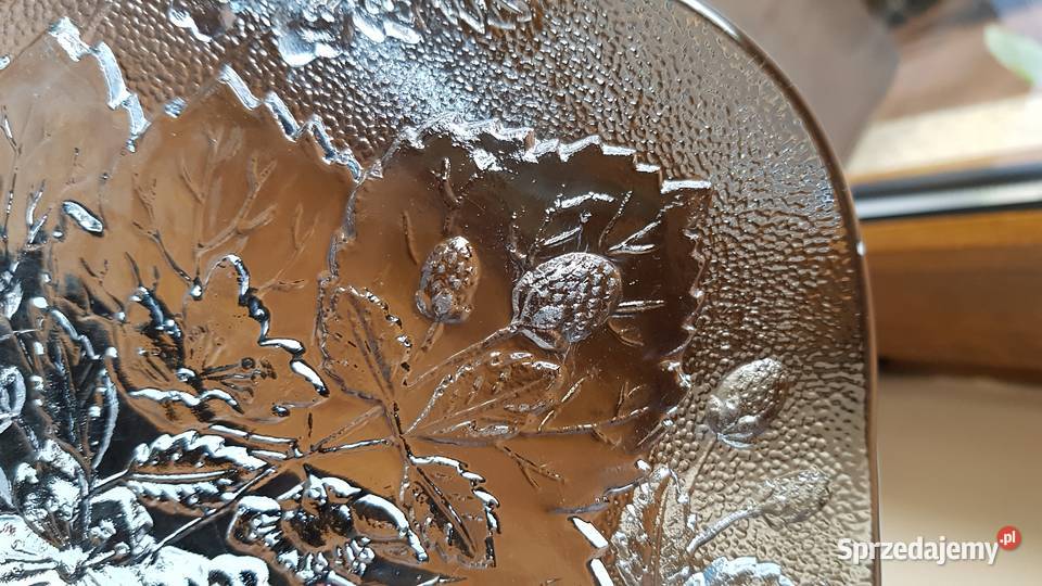 Patera duży talerz Poziomki Strawberry Ząbkowice Dąbrowa Górnicza