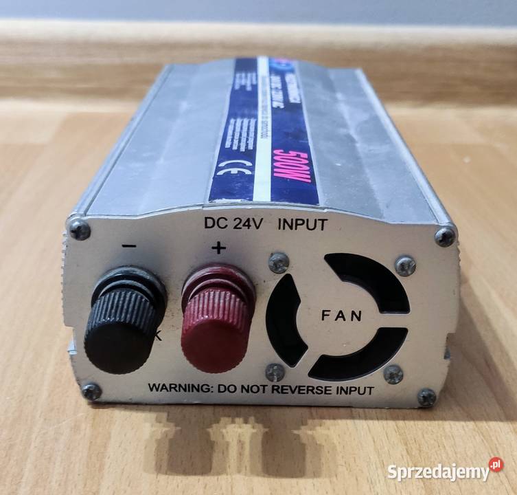 Przetwornica prądu 24V na 230V 500W MOCNA Nowy Sącz