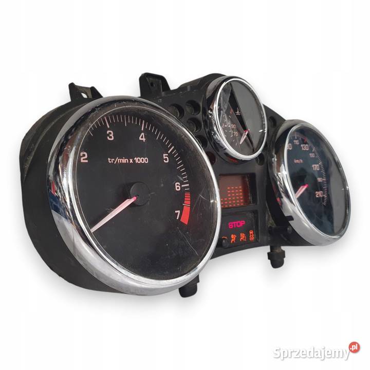 LICZNIK ZEGARY 9665782880 Peugeot 206 14 8V Liczniki i zegary lubelskie Chełm