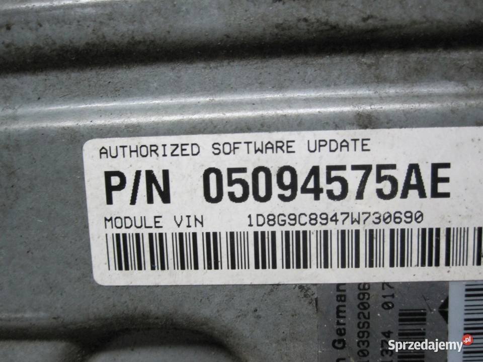DODGE NITRO 28 CRD 08r sterownik komputer