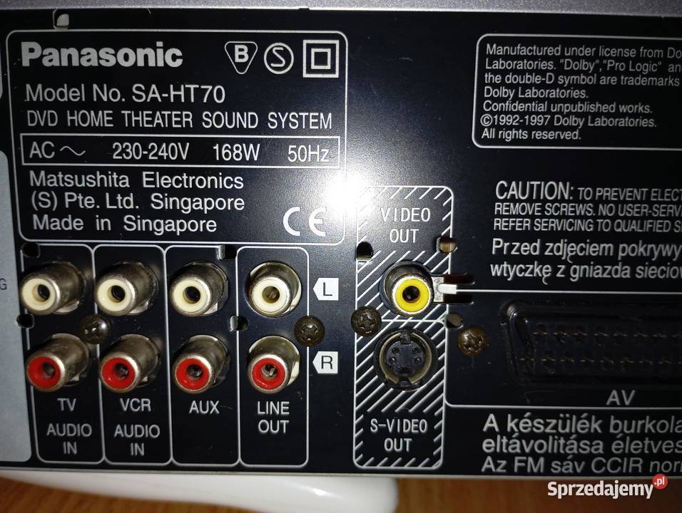 Panasonic SAHT 70 amplituner